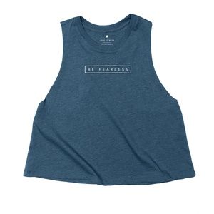 Love Fitness Apparel Be Fearless Crop